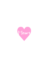 Gingham check and heart(baby pink)