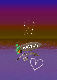 夕暮れサーフボードのハワイ＊ALOHA+117