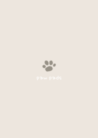 paw pads.