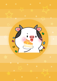 Simple Cow Love Orange Theme