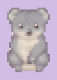 コアラのドット絵のきせかえ Purple 04