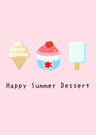 Happy Summer Dessert/STRAWBERRY PINK