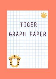 TIGER GRAPH PAPERj/APRICOT COLOR