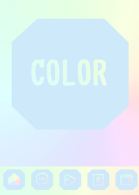 blue color rainbow  K20