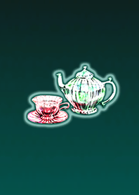 Teapot Green Blue @ Winter Feature