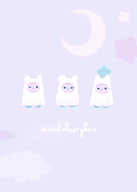 Animal Sheet Ghosts  - BP02 Purple