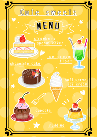 Cute sweets! -yellow- Revised