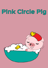 Pink Circle Pig