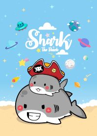 Shark The Beach Blue