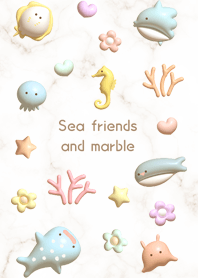 brown Sea friends and marble 03_2