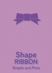 Shape RIBBON purple