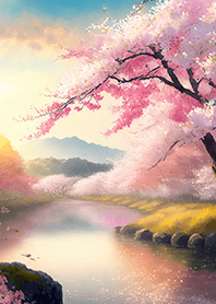 Beautiful real scenery(Spring-338)