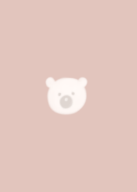 SIMPLE BEAR / BEIGE PINK