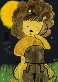 Moon&Cello&Lion