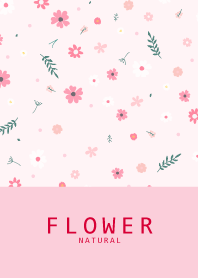 FLOWER PINK NATURAL 14