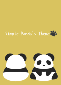 Simple Panda's Theme/MUSTARD YELLOW