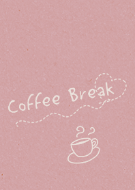 コーヒーブレイク*くすみピンク