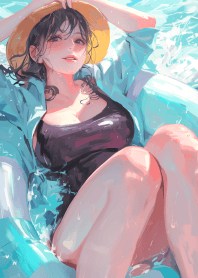 陽光美少女游泳 8