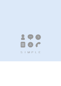 SIMPLE(white blue)V.230b