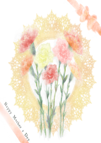 A water color Carnation
