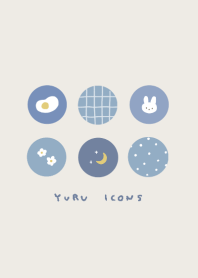 YURU ICONS/blue