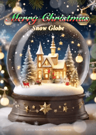 Merry Christmas -Snow Globe 2-