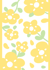yellow minimalist flower