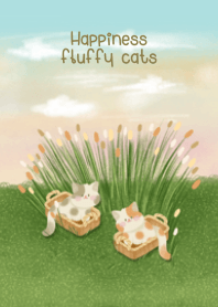 Happiness fluffy cats :)
