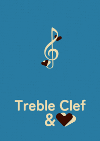 Treble Clef&heart Blue demon