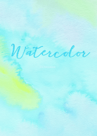 Watercolor - Blue .