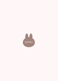 シンプルなウサギ♥ピンクブラウン31_2