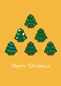 Cute Christmas tree(yellow)