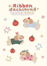 ribbon dachshund cute 300%