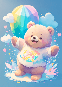 Little bear and bright day