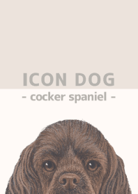 ICON DOG - Cocker Spaniel - BEIGE/03