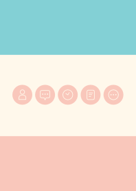 シンプル（ピンク グリーン)V.170