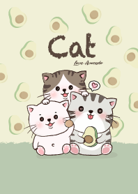แมวน้อยน่ารัก (อโวคาโด้เลิ้บ)