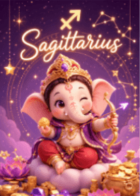 Golden Sagittarius Blessing