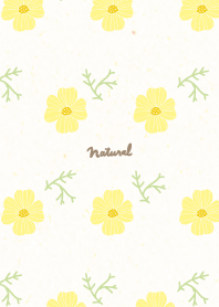 Small floral pattern natural22 Japan