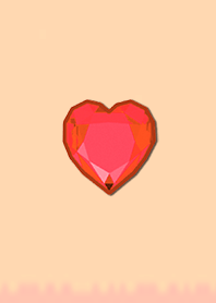 Simple Diamond Heart 105