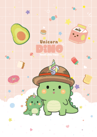 Dino Unicorn Kawaii Cutie Lovely
