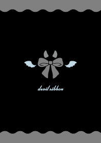 simple devil heart Theme Ribbon 33