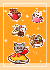 5 Animals! -orange-