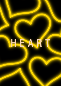 Neon Heart is Full Yellow 74
