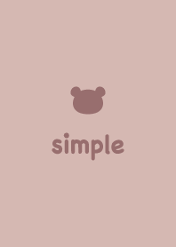 Bear2 *Dullness Pink*