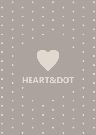 HEART&DOT *BEIGE*