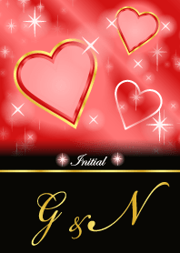 G&N -Initial-Love forecast-Red Heart