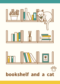 Animal 007-2 Cat/Beige/Blue Green/Yellow