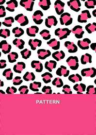 パターン ピンクのヒョウ柄
