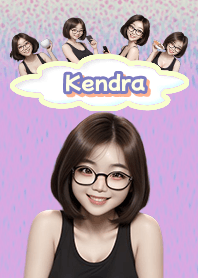 Kendra attractive girl purple03